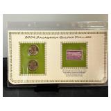 2004 P & D Sacajawea Dollars & Stamp Collection