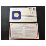George W Bush Medallion First Day Cover