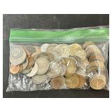 1 Pound Of Foreign Coins