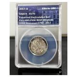 2017S Ellis Island Quarter ANACS EU 70