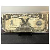 1889 $1 Silver Certificate Large Note Black Eagle