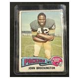 1975 John Brockington Card