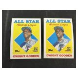 2 Card Dwight Gooden Lot