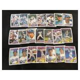 1980s Dodgers 21 Card Lot
