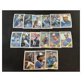 1980s Blue Jays 15 Card Lot