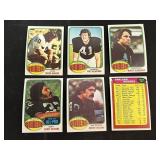 1976 Raiders 6 Card Lot