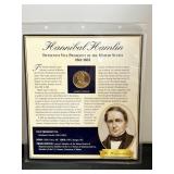 Hannibal Hamlin Vice President Medallion & Stamp C