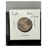 American Silver Eagle Design 1/4 Oz Silver Round