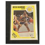 Rookie Card 1989 Fleer HOF Mitch Richmond