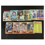 1980s Rangers 10 Card Lot