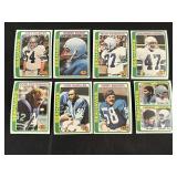 1978 Seahawks 8 Card Lot