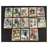 1981 Dolphins 13 Card Lot