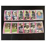 1978 Lions 12 Card Lot