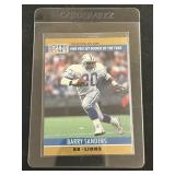 Barry Sanders 90 Pro Set Blank Back Proof