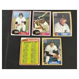 1980s Tigers 5 Card Lot