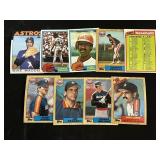 1980s Astros 8 Card Lot