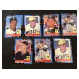1988 Pirates 7 Card Lot