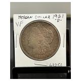1921D Morgan Dollar