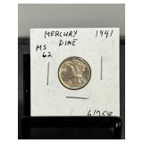 1941 Mercury Dime