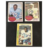 1970s Oilers 3 Card Lot