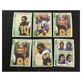 1978 Chargers 6 Card Lot