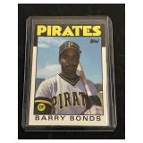 Barry Bonds Topps Traded Rookie