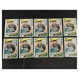 Paul Coffman 10 Card Rookie Lot