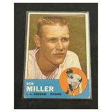 1963 Topps Bob Miller Card