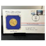 William Jefferson Clinton Medallion First Day Cove