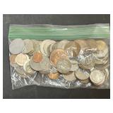1 Pound Of Foreign Coins