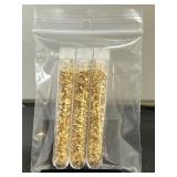 3 Tubes Of 24 Karat Gold Foil