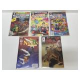 5 Assorted Now Comics Ghostbusters Etc.