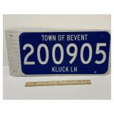 Bevent Address Sign