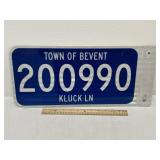 Bevent Address Sign