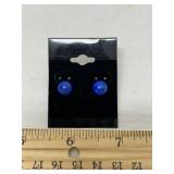 14 Karat Gold Lapis Lazuli Earrings