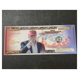 2020 Trump Commemorative Note