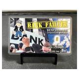Bank Failure 1/4 Grain 24 Karat Gold Bar