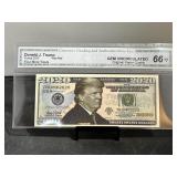 Trump 2020 Note CGA Gem Uncirculated 66