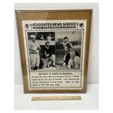 McGraw 25 Years in Baseball Poster