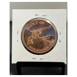 Colt 45 1 Oz Copper Round