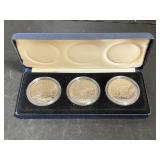 3 $5 Military General Commemorative Coins