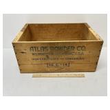 Antique Atlas Powder Company High Explosives Woode