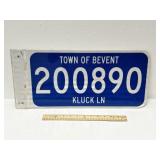 Bevent Address Sign