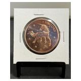 Unicorn 1 Oz Copper Round