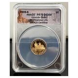 2009S Lincoln Professional Life Penny ANACS PR 70