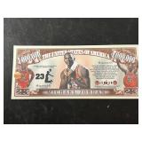 $1 Million Michael Jordan Commemorative Note
