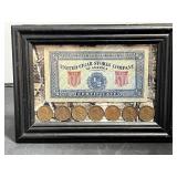 Cigar Certificate Note & Wheat Pennies
