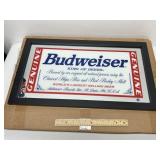 New Budweiser Beer Mirror