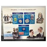 1957 Silver Coins & Stamp Collection