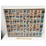 Uncut Sheet of Nestlï¿½ Modern Era Baseball Cards